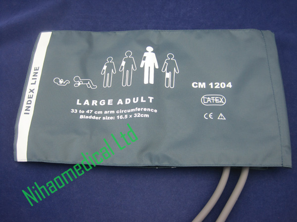 Large-Adult-Dual-tube-NIBP-Cuff